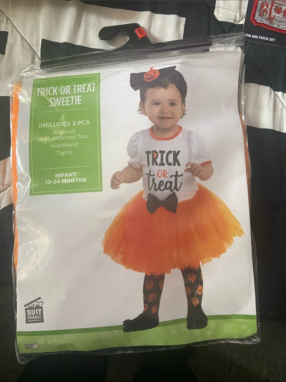 Trick or Treat Sweetie Orange Tutu Infant Costume
